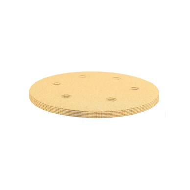Šlifavimo popierius su lipduku 225 mm, K80, 5 vnt, su 6 skylutėmis šlifuokliui 59G264, 59G265 7 Šlifavimo popierius su lipduku 225 mm, K80, 5 vnt, su 6 skylutėmis šlifuokliui 59G264, 59G265 7