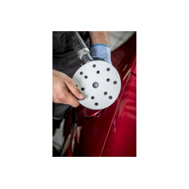 Šlifavimo popierius su skylutėmis 150mm P100 *5vnt 1 Šlifavimo popierius su skylutėmis 150mm P100 *5vnt 1