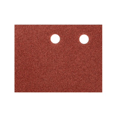 Šlifavimo popierius su „Velcro“ tvirtinimu 115 x 230 mm, K100, 5 vnt, su skylutėmis 4