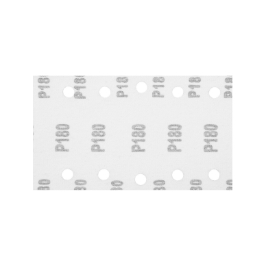 Šlifavimo popierius su „Velcro“ tvirtinimu 115 x 230 mm, K180, 5 vnt, su skylutėmis 7 Šlifavimo popierius su „Velcro“ tvirtinimu 115 x 230 mm, K180, 5 vnt, su skylutėmis 7