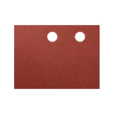 Šlifavimo popierius su „Velcro“ tvirtinimu 115 x 230 mm, K240, 5 vnt, su skylutėmis 4 Šlifavimo popierius su „Velcro“ tvirtinimu 115 x 230 mm, K240, 5 vnt, su skylutėmis 4