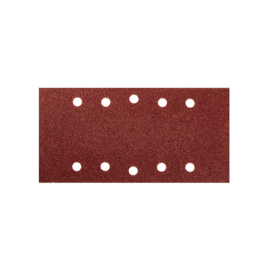 Šlifavimo popierius su „Velcro“ tvirtinimu 115 x 230 mm, K40, 5 vnt, su skylutėmis 3