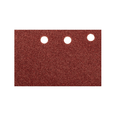 Šlifavimo popierius su „Velcro“ tvirtinimu 115 x 230 mm, K40, 5 vnt, su skylutėmis 4
