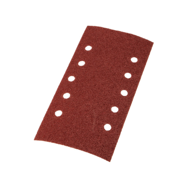 Šlifavimo popierius su „Velcro“ tvirtinimu 115 x 230 mm, K60, 5 vnt, su skylutėmis 6