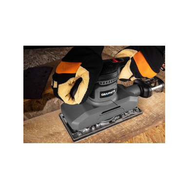 Šlifavimo popierius su „Velcro“ tvirtinimu 115 x 230 mm, K80, 5 vnt, su skylutėmis 1 Šlifavimo popierius su „Velcro“ tvirtinimu 115 x 230 mm, K80, 5 vnt, su skylutėmis 1