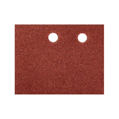 Šlifavimo popierius su „Velcro“ tvirtinimu 115 x 230 mm, K80, 5 vnt, su skylutėmis 4