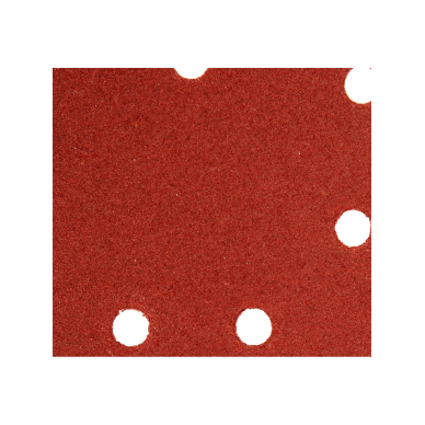 Šlifavimo popierius su „Velcro“ tvirtinimu delta 140 x 140 x 80 mm, K120, 5 vnt, su skylutėmis 4