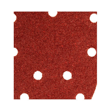 Šlifavimo popierius su „Velcro“ tvirtinimu delta 140 x 140 x 80 mm, K40, 5 vnt, su skylutėmis 4