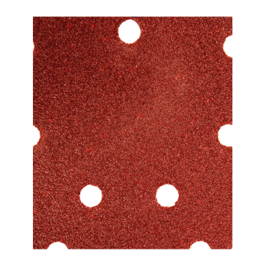 Šlifavimo popierius su „Velcro“ tvirtinimu delta 140 x 140 x 80 mm, K60, 5 vnt, su skylutėmis 4