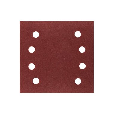 Šlifavimo popierius, „Velcro“ 113 x 113 mm, P120, 5 vnt. su 8 skylėmis 2 Šlifavimo popierius, „Velcro“ 113 x 113 mm, P120, 5 vnt. su 8 skylėmis 2