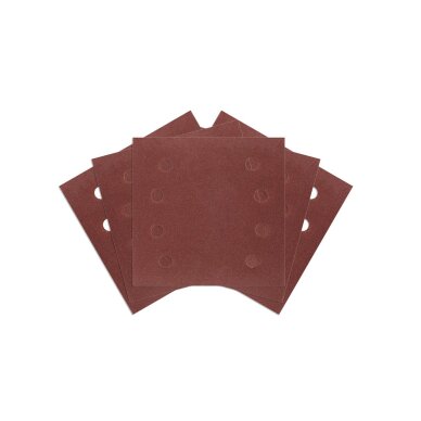Šlifavimo popierius, „Velcro“ 113 x 113 mm, p240, 5 vnt. su 8 skylėmis Šlifavimo popierius, „Velcro“ 113 x 113 mm, p240, 5 vnt. su 8 skylėmis