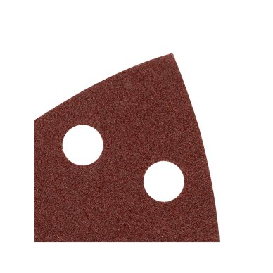 Šlifavimo popierius, „Velcro“, metalui 102 x 152 mm, P120, 5 vnt, su 11 skylių 3