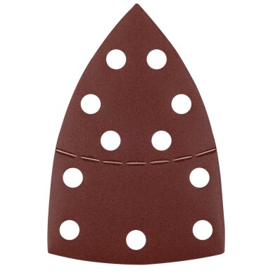 Šlifavimo popierius, „Velcro“, metalui 102 x 152 mm, p220, 5 vnt, su 11 skylių 1 Šlifavimo popierius, „Velcro“, metalui 102 x 152 mm, p220, 5 vnt, su 11 skylių 1