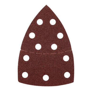 Šlifavimo popierius, „Velcro“, metalui 102 x 152 mm, p60, 5 vnt, su 11 skylių 1 Šlifavimo popierius, „Velcro“, metalui 102 x 152 mm, p60, 5 vnt, su 11 skylių 1