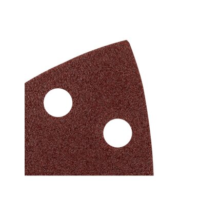 Šlifavimo popierius, „Velcro“, metalui 102 x 152 mm, p80, 5 vnt, su 11 skylių 3