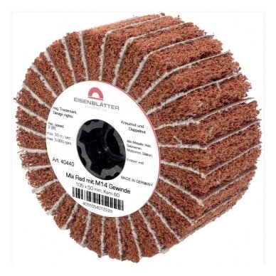 Šlifavimo velenas GERD Mix 105x50mm P60 M14 Šlifavimo velenas GERD Mix 105x50mm P60 M14