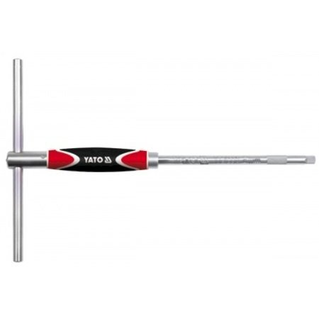 Slankiojanti rankena galvutėms | gumuota | 10 mm (3/8") (YT-1566)