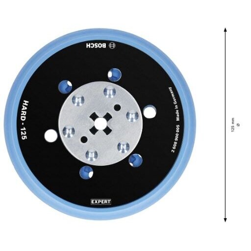 Šlifavimo padas Bosch, 125mm, kietas, GET 55-125, 2608900005 2 Šlifavimo padas Bosch, 125mm, kietas, GET 55-125, 2608900005 2