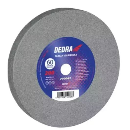 Šlifavimo - galandinimo diskas Dedra F10041, 200x40x20mm 1 Šlifavimo - galandinimo diskas Dedra F10041, 200x40x20mm 1