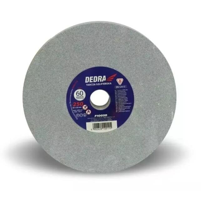 Šlifavimo - galandinimo diskas Dedra F10050, 250x32x32mm 1 Šlifavimo - galandinimo diskas Dedra F10050, 250x32x32mm 1