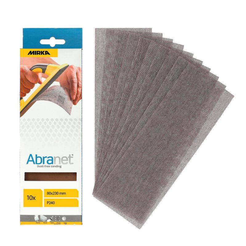Šlifavimo lapeliai Mirka P180 ABRANET Grip, 80x230mm, DIY, 10 vnt. Šlifavimo lapeliai Mirka P180 ABRANET Grip, 80x230mm, DIY, 10 vnt.