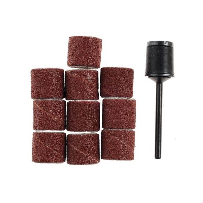 Šlifavimo ritinėliai su laikikliu 10mm PROXXON Šlifavimo ritinėliai su laikikliu 10mm PROXXON