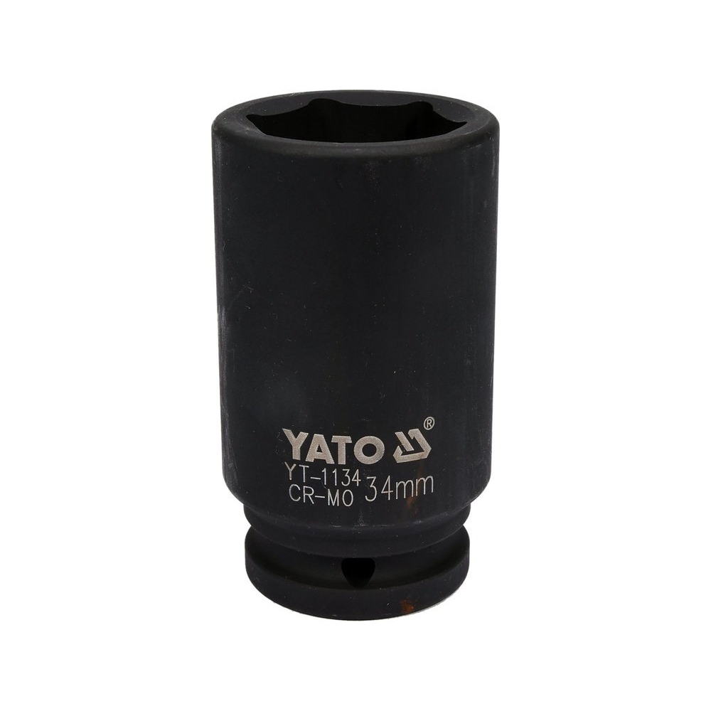 Smūginė galvutė ilga | 20 mm (3/4") | 34 mm (YT-1134) Smūginė galvutė ilga | 20 mm (3/4") | 34 mm (YT-1134)