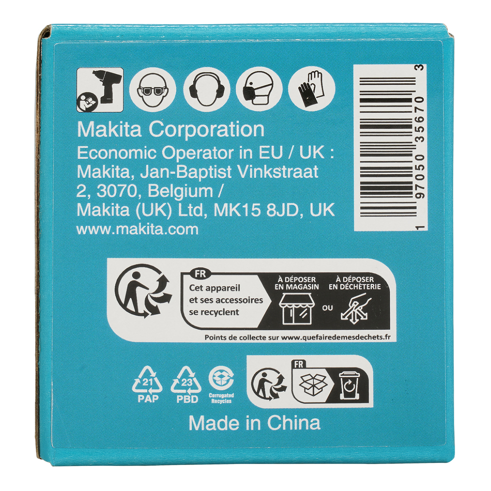 Smūginė sukimo galva kvadratinė 1" Makita E-24527, 30x62mm 3