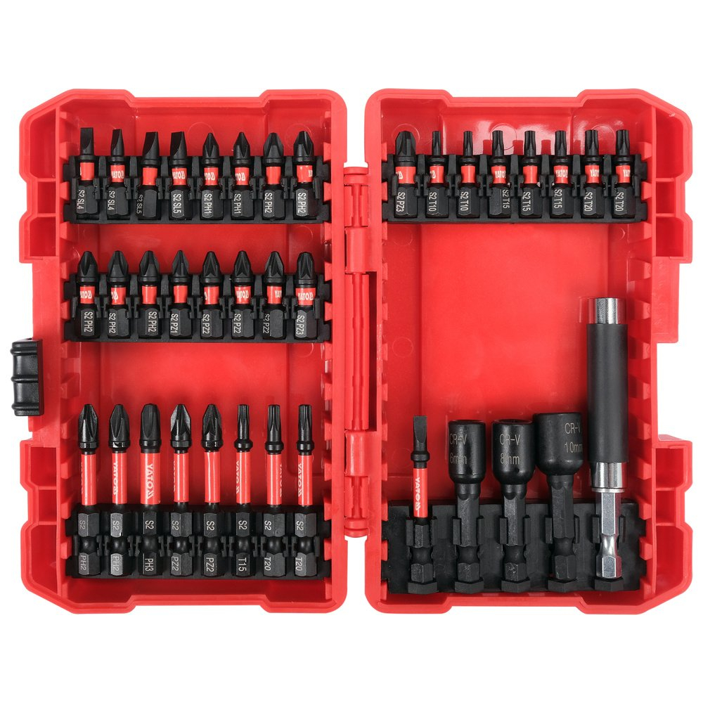 Smūginių antgalių rinkinys | 37 vnt. (YT-04616) Smūginių antgalių rinkinys | 37 vnt. (YT-04616)