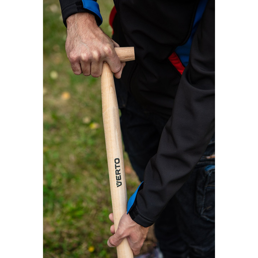 Smailusis kastuvas, medinė rankena, "T" formos rankena, amerikietiškas 3