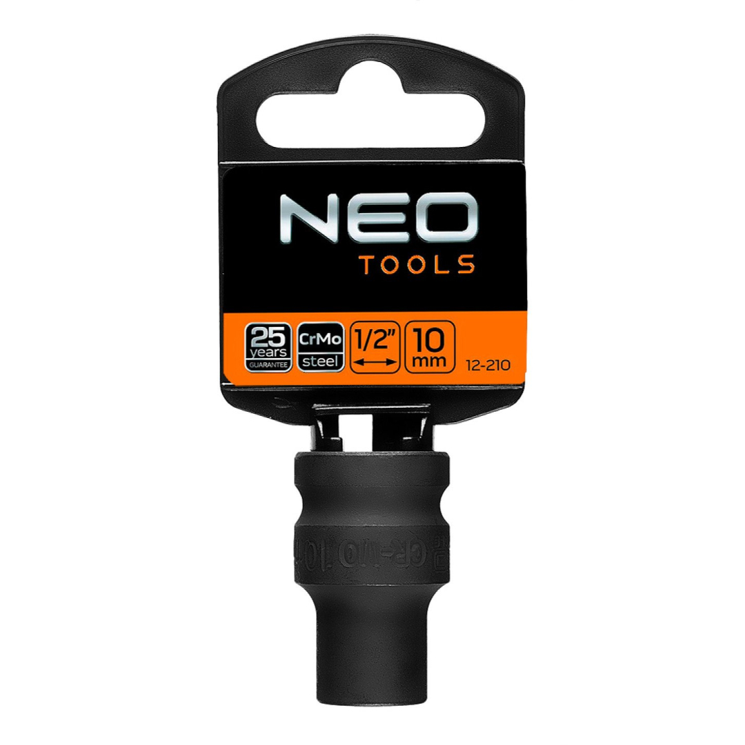 Smūginė galvutė 1/2'', 10 mm, Cr-Mo 1