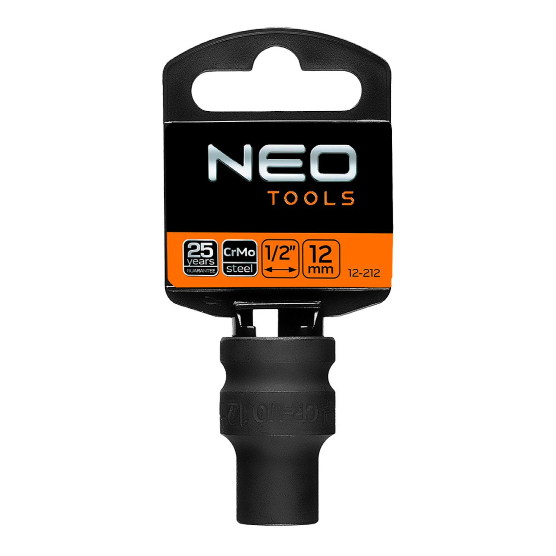 Smūginė galvutė 1/2'', 12 mm, Cr-Mo 1 Smūginė galvutė 1/2'', 12 mm, Cr-Mo 1