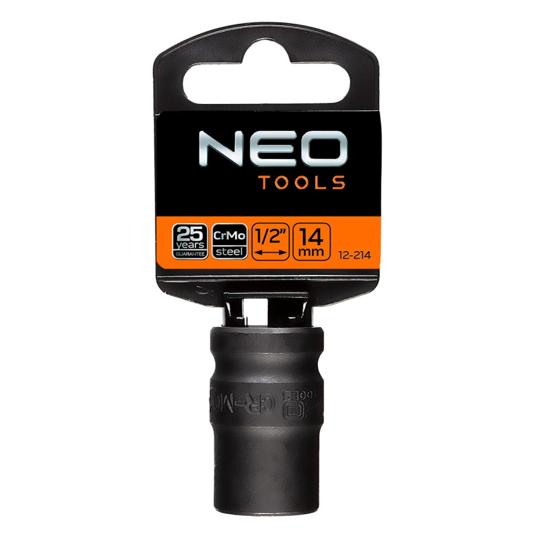 Smūginė galvutė 1/2'', 14 mm, Cr-Mo 1