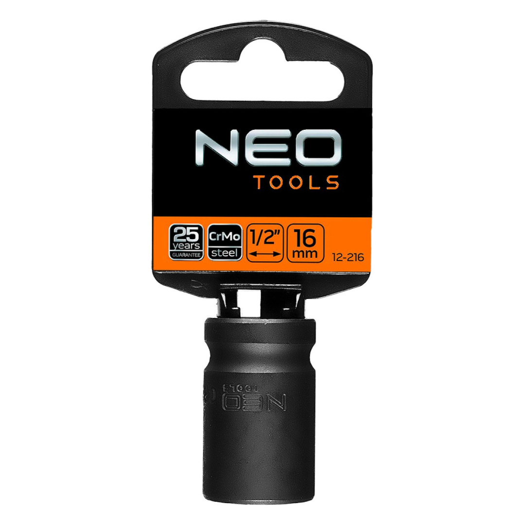 Smūginė galvutė 1/2'', 16 mm, Cr-Mo 1