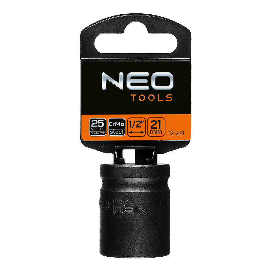 Smūginė galvutė 1/2'', 21 mm, Cr-Mo 1