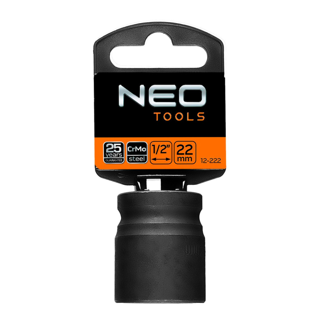 Smūginė galvutė 1/2'', 22 mm, Cr-Mo 1