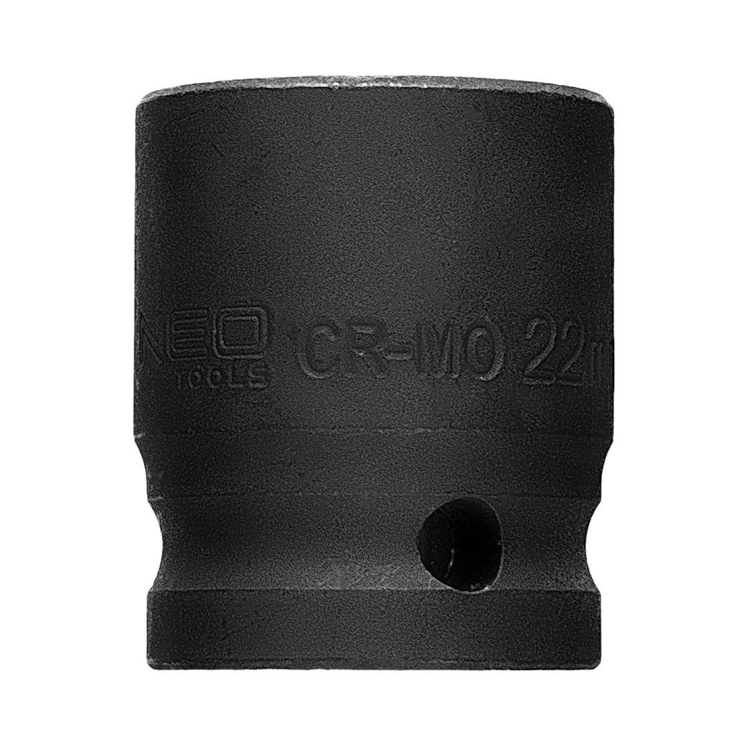 Smūginė galvutė 1/2'', 22 mm, Cr-Mo 7 Smūginė galvutė 1/2'', 22 mm, Cr-Mo 7