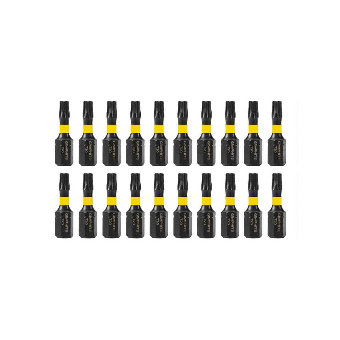 Smūginiai antgaliai TX20 x 25 mm, 20 vnt. 3 Smūginiai antgaliai TX20 x 25 mm, 20 vnt. 3