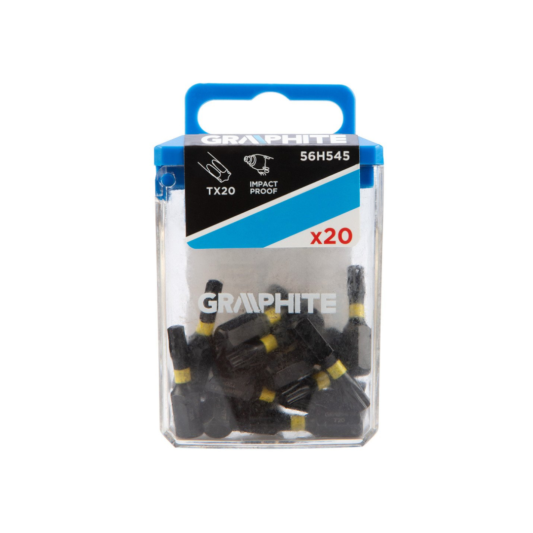 Smūginiai antgaliai TX20 x 25 mm, 20 vnt.