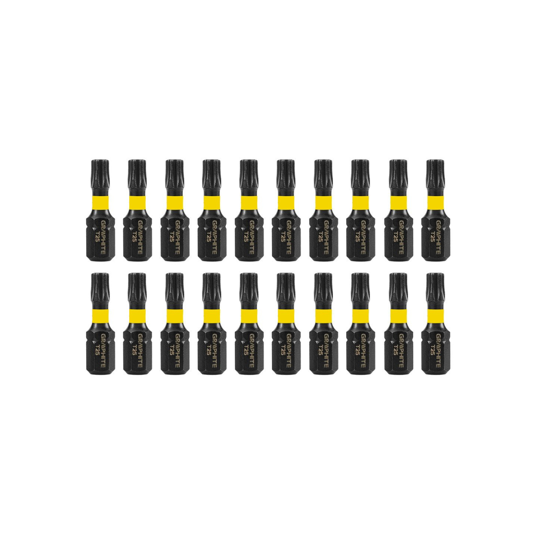 Smūginiai antgaliai TX25 x 25 mm, 20 vnt. 6