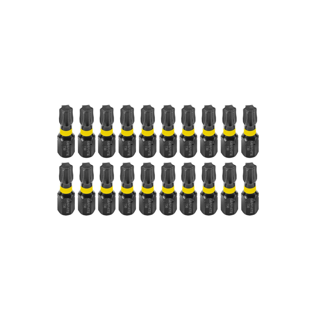 Smūginiai antgaliai TX30 x 25 mm, 20 vnt. 4 Smūginiai antgaliai TX30 x 25 mm, 20 vnt. 4