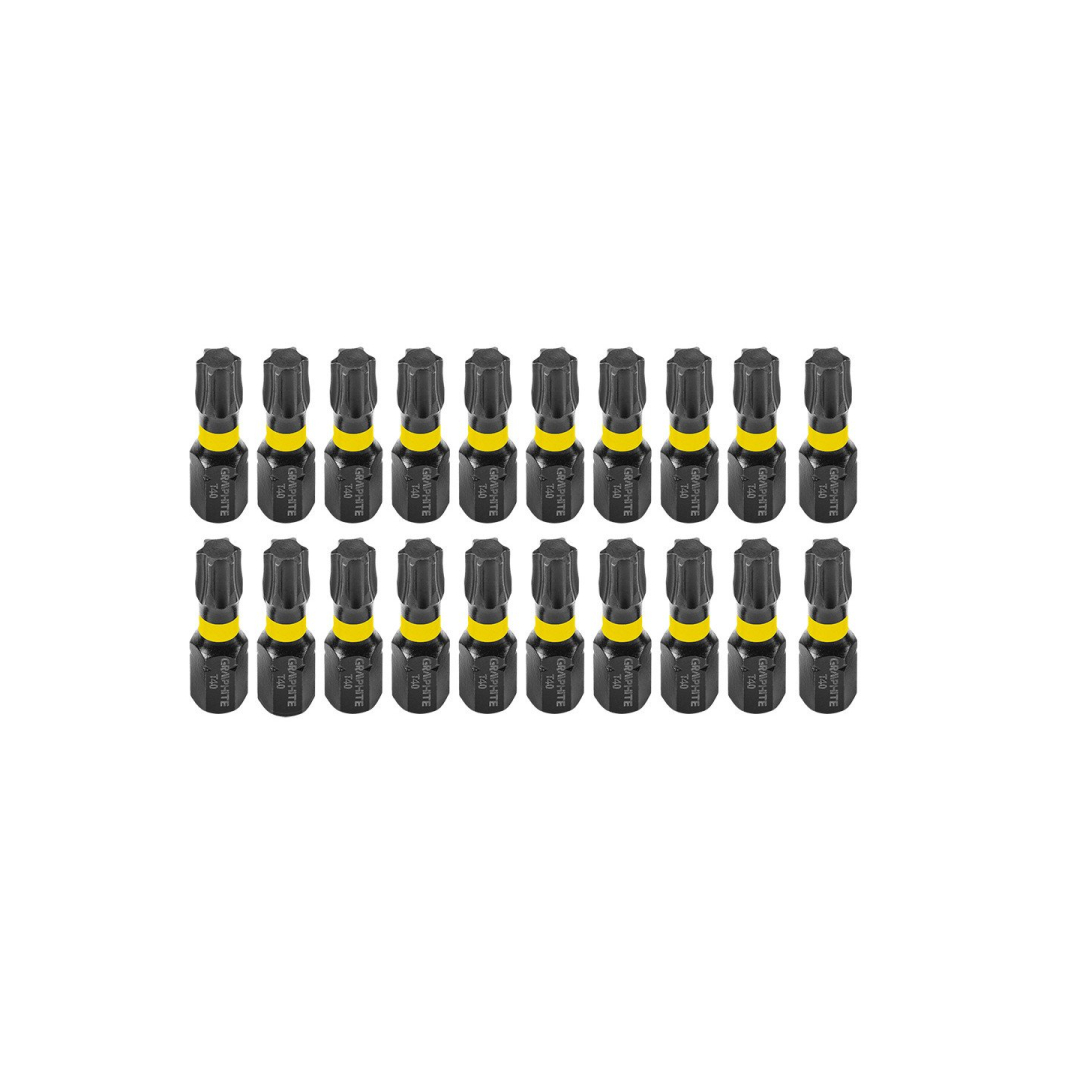 Smūginiai antgaliai TX40 x 25 mm, 20 vnt. 3 Smūginiai antgaliai TX40 x 25 mm, 20 vnt. 3