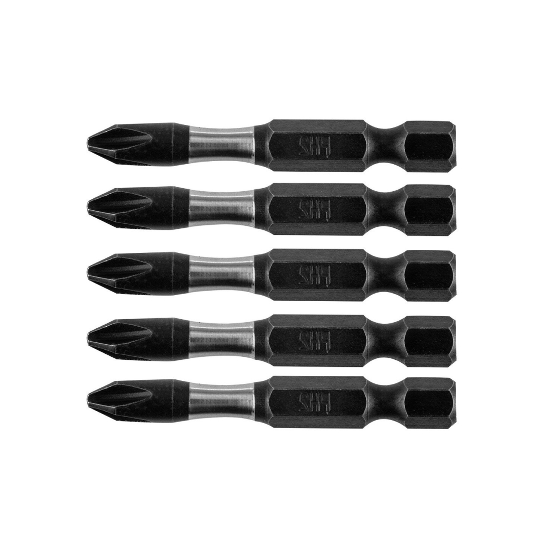 Smūginiai antgaliukai S2, 50 mm, PH2 - 5 vnt. Smūginiai antgaliukai S2, 50 mm, PH2 - 5 vnt.