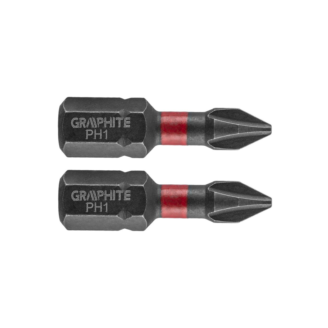 Smūginis antgalis PH1 x 25 mm, 2 vnt.