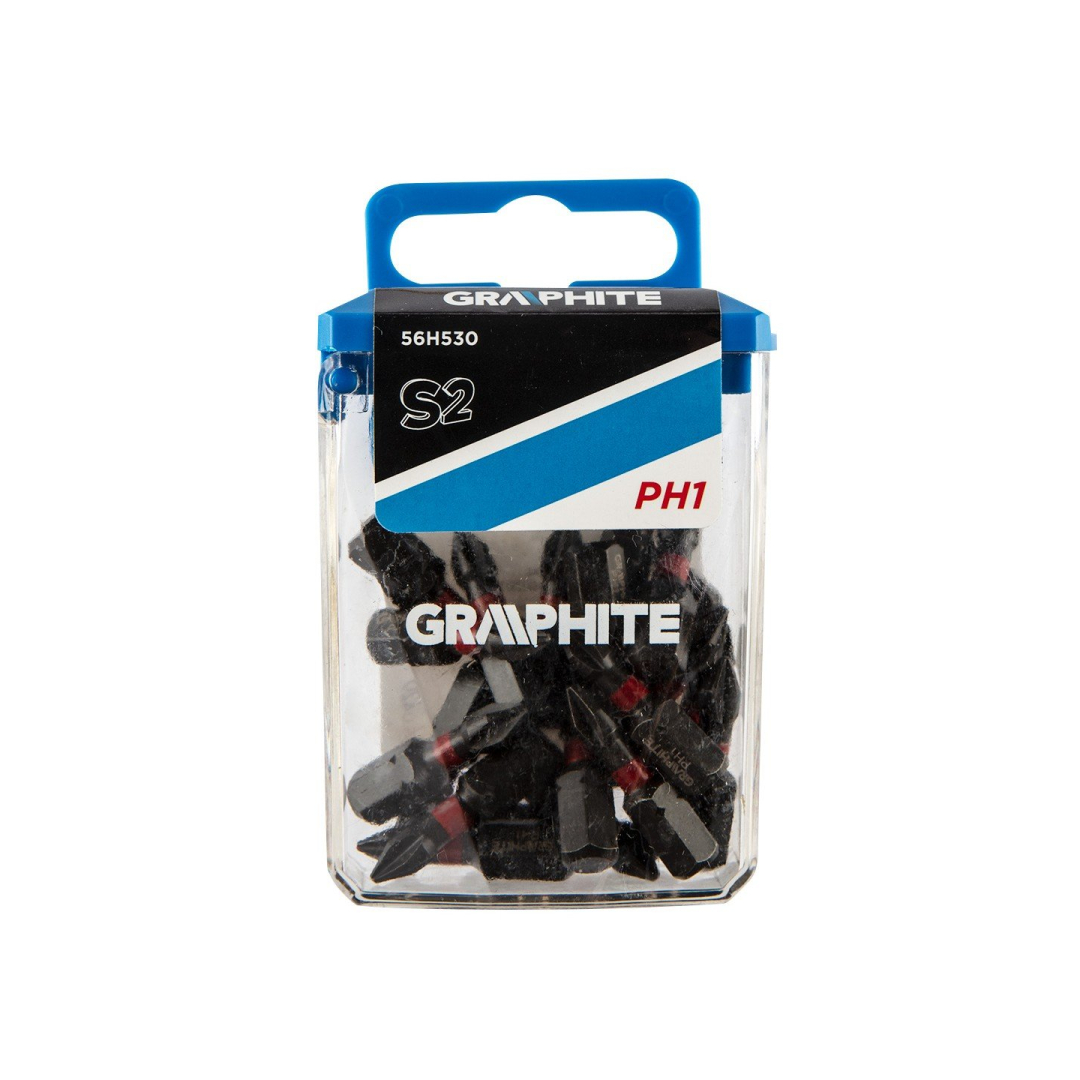 Smūginis antgalis PH1 x 25 mm, 20 vnt.