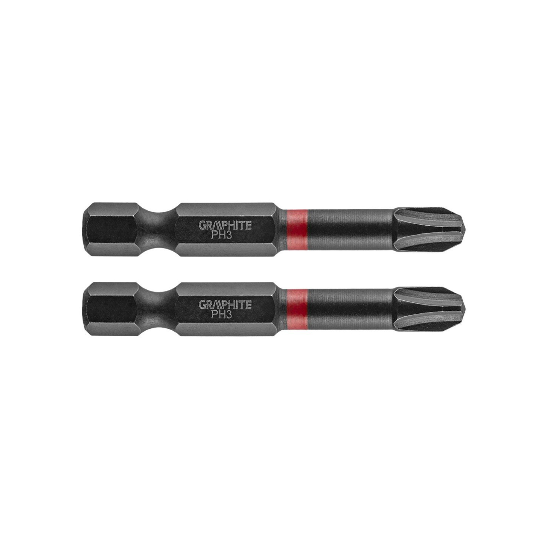 Smūginis antgalis PH3 x 50 mm, 2 vnt. Smūginis antgalis PH3 x 50 mm, 2 vnt.