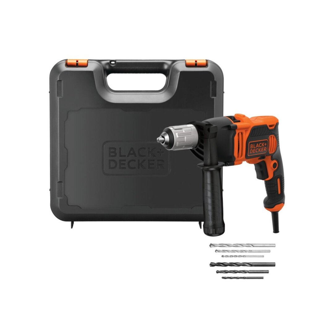 Elektrinis smūginis gręžtuvas Black&Decker BEH850K-QS, 850 W