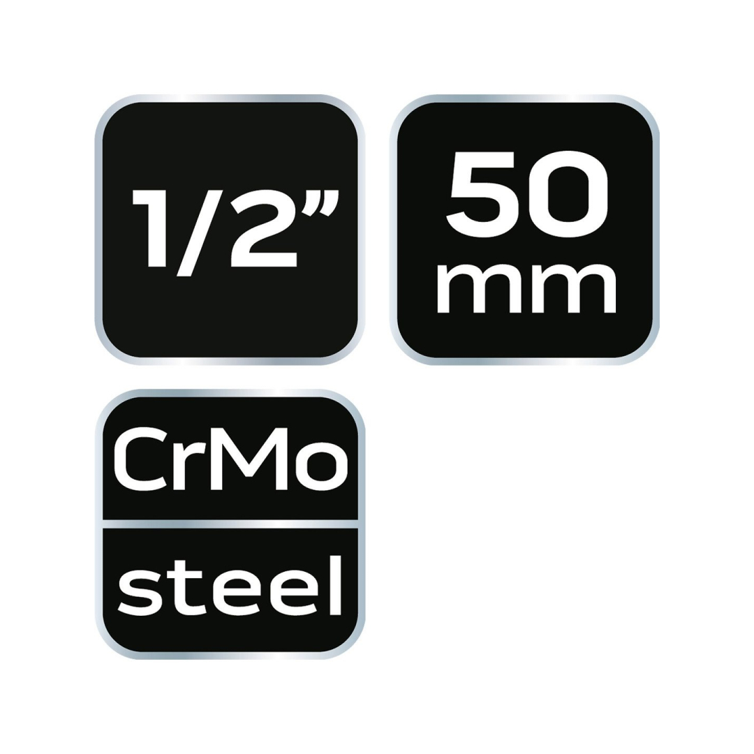 Smūginis prailgintuvas 1/2" 50 mm 7