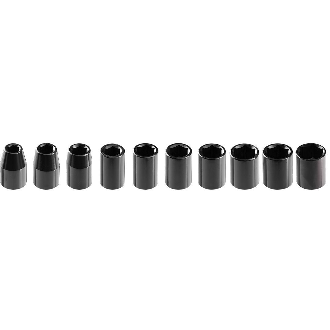 Smūginių galvučių 1/2" rinkinys Neo 12-101, 10 vnt. 10-24mm Smūginių galvučių 1/2" rinkinys Neo 12-101, 10 vnt. 10-24mm