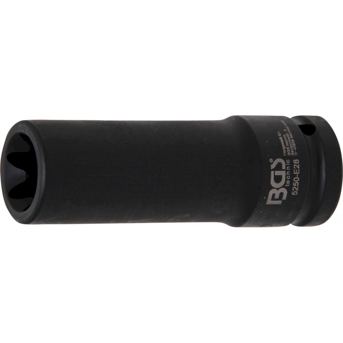 Smūginė galvutė E-Type, ilga | 20 mm (3/4") | E28 (5250-E28) Smūginė galvutė E-Type, ilga | 20 mm (3/4") | E28 (5250-E28)